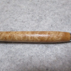 サペリ　キルト杢　キヌカオイル仕上げ　ワンピースタイプの木軸ボールペン　希少材 8枚目の画像