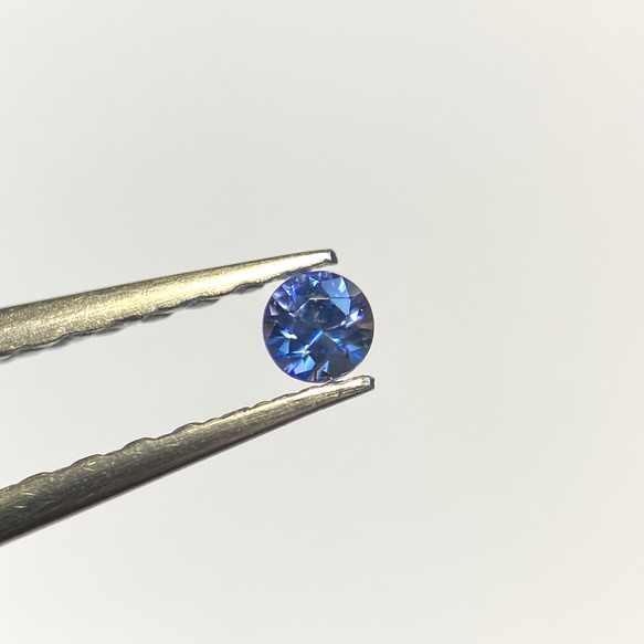 ベニトアイト＆ダイヤモンド ルース 0.34ct 7Pセット 7枚目の画像