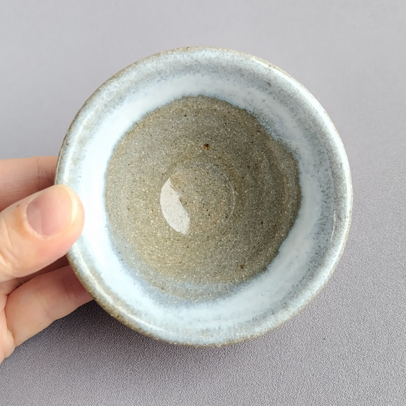 朝顔型煎茶茶碗　白萩釉　五客組　【商品番号：00491】 5枚目の画像