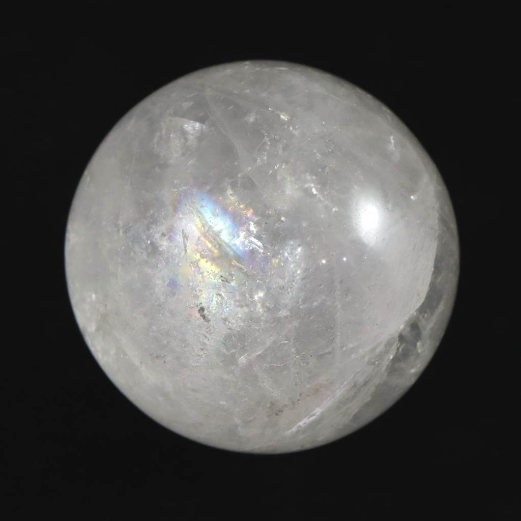 H&E社 サチャマニクォーツ  41mmスフィア レインボー  95.2g　 #33414