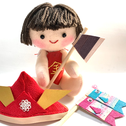 ❣️在庫処分SALE❣️金太郎ちゃんぬいぐるみ 3000→2000円 五月