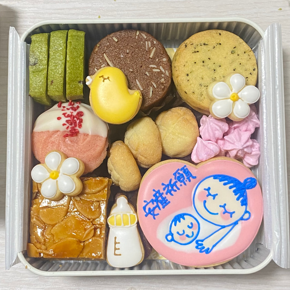 マタニティクッキー缶 【お急ぎ便対象商品】 1枚目の画像
