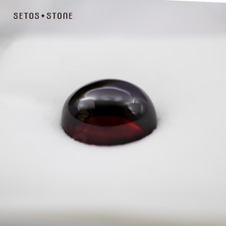 ガーネット（インド産）カボションルース【天然石】（柘榴石 Garnet）0.8g 2枚目の画像