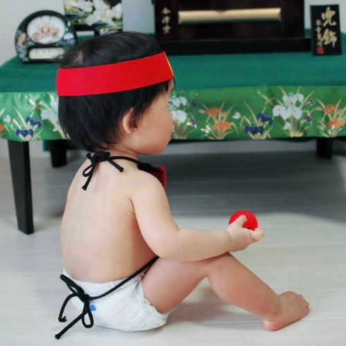 金太郎 前掛け&ハチマキセット 雑貨・その他 アオバ 通販 17571503