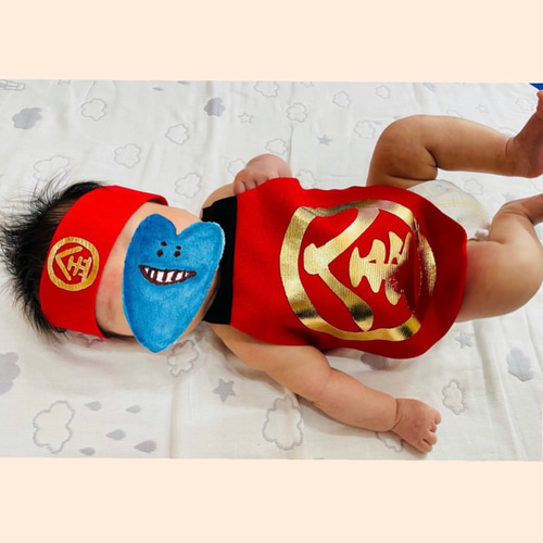 金太郎 前掛け&ハチマキセット 雑貨・その他 アオバ 通販 17571503