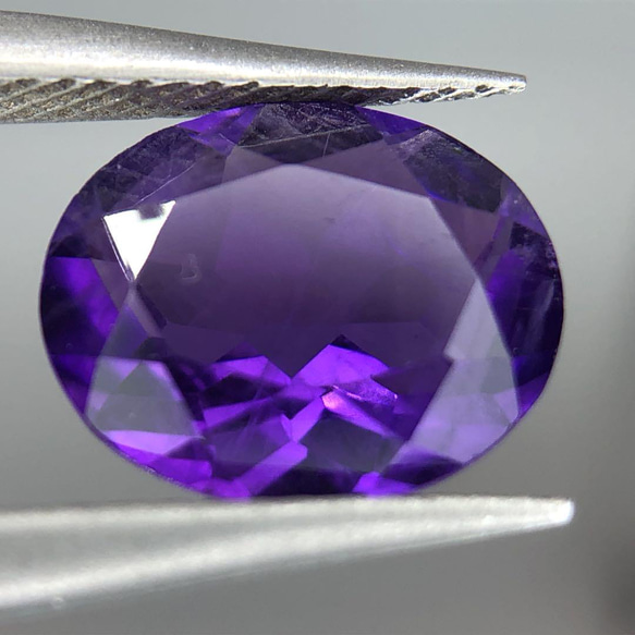 一点もの k18 Color Change Amethyst statement リング No.2/ 受注制作 6枚目の画像