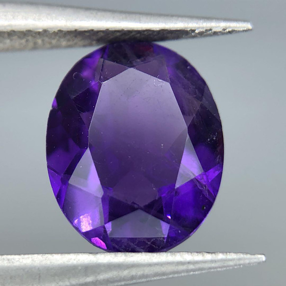 一点もの k18 Color Change Amethyst statement リング No.2/ 受注制作 7枚目の画像