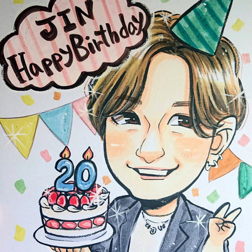 こどもの日、お誕生日❤︎お祝い似顔絵イラストオーダー こどもの日、お誕生日❤︎お祝い似顔絵イラストオーダー