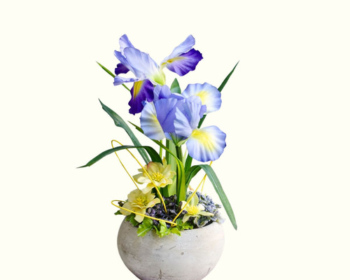 秋の草花文様 置物（花器） 3e6e8136fabd4085c667ebd4b5cc10