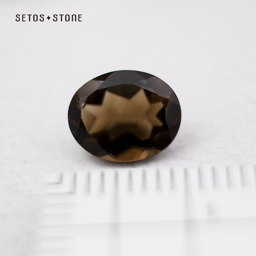 スモーキークォーツルース（カット）【天然石】（煙水晶 Smoky Quartz