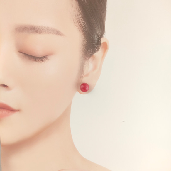 ロードナイドの短めピアスチャーム＊ Flower tale】ロードナイトムーン