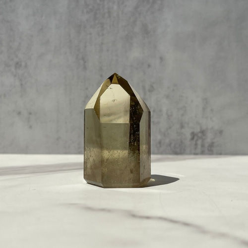 ブラジル産【ナチュラル シトリン】虹あり 非加熱 黄水晶 鉱物 天然石