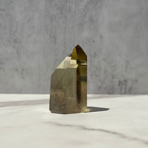 ブラジル産【ナチュラル シトリン】虹あり 非加熱 黄水晶 鉱物 天然石