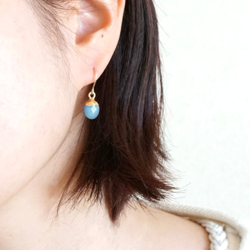 5月の誕生石】翡翠のピアス/イヤリング 天然石 ヒスイ ジェイ