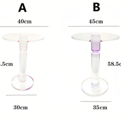 サイドテーブル ラグジュアリー グラデーションカラー 高品質 アクリル おしゃれ かわいい インテリア ch-1136 10枚目の画像