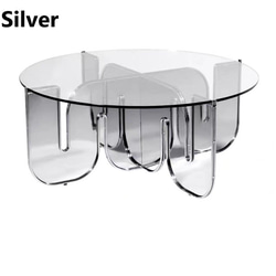 ダイニングテーブル ユニーク デザイン アクリル製 おしゃれ かわいい インテリア モダン 強化ガラス ch-1135 9枚目の画像