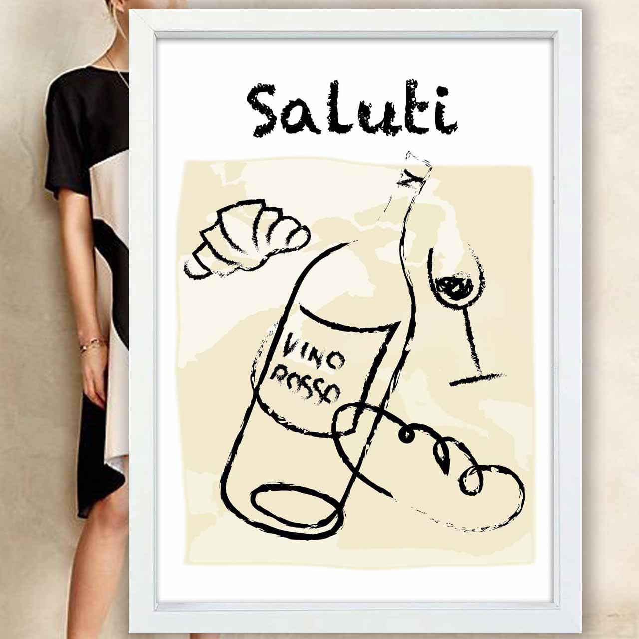 乾杯　イラスト　ポスター　A4 A3 A2 A1　アート  　アートポスター　アート/sei検索　2768