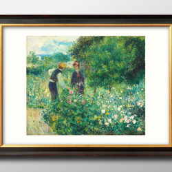 【在庫あり】 14601□アートポスター 絵画 A3サイズ『オーギュスト 額縁