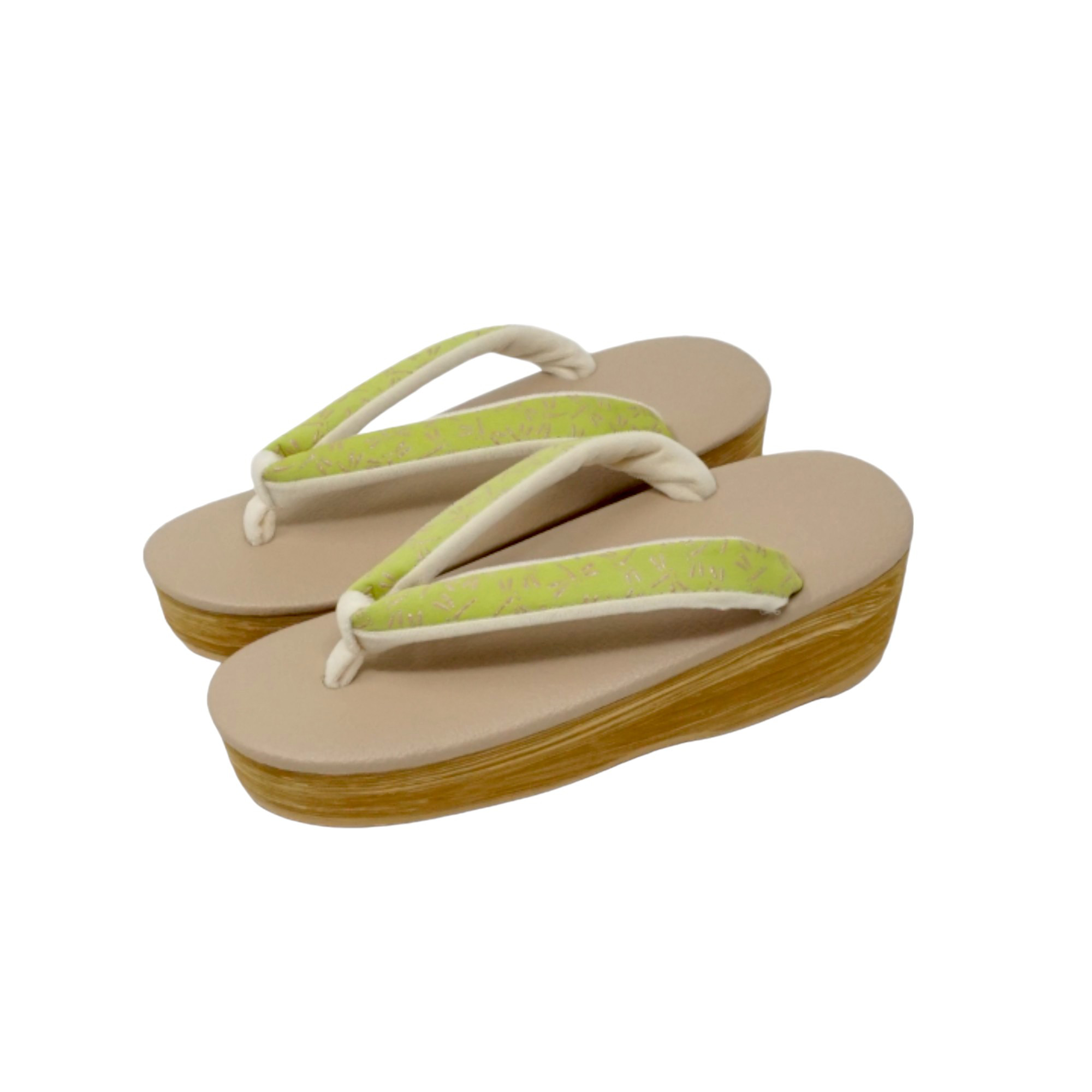 マカロン装履EVA　印伝トンボ柄花緒 ＃ペールピンク