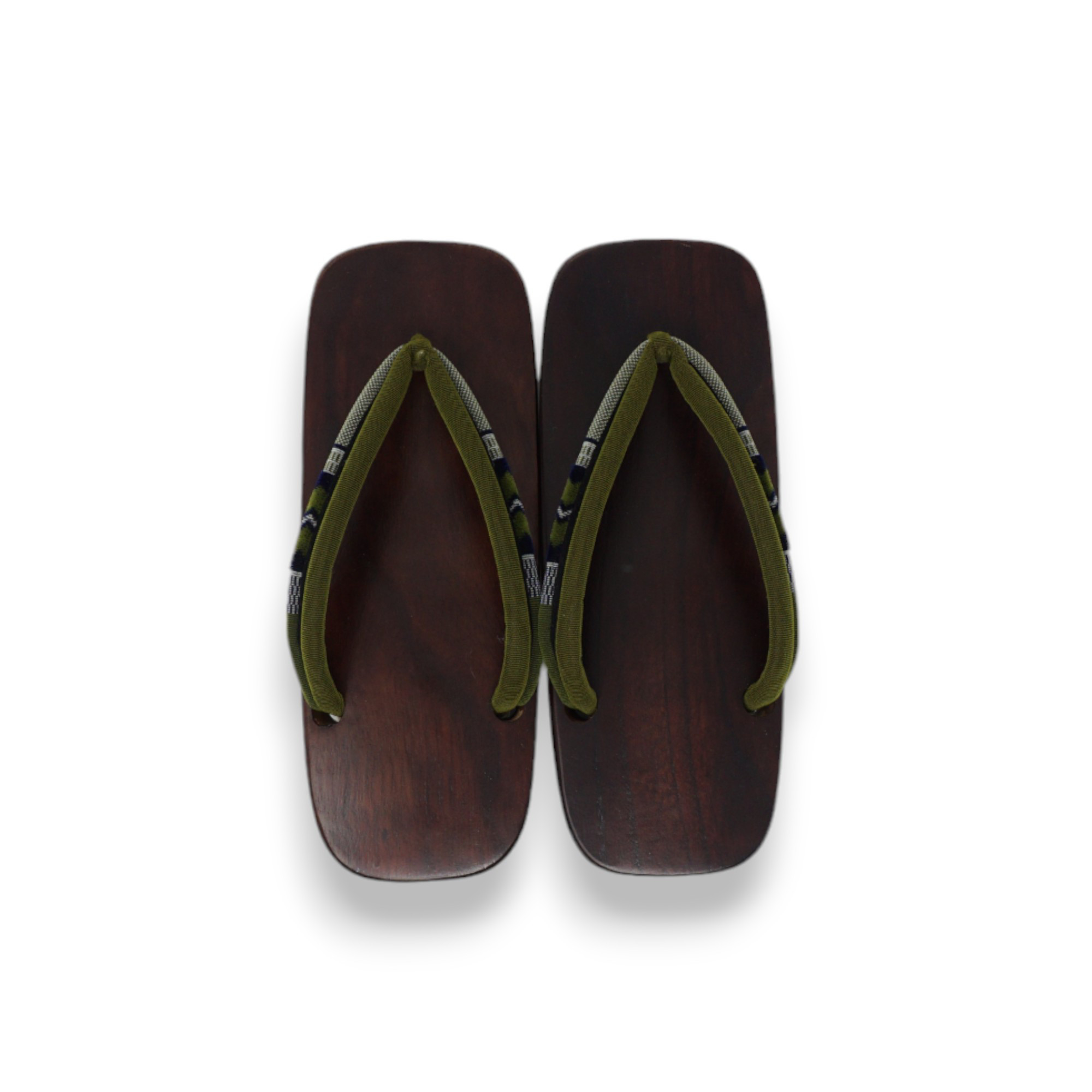 赤茶塗 桐右近下駄 ビロード独鈷鼻緒 男女兼用　サイズ： M寸