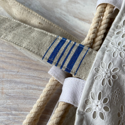 jpgoodbuy専用 whiteworkフランスアンティーク巾着バッグ*手刺繍 cf9687k_01.jpg