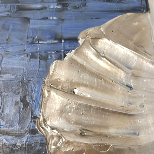 テクスチャーアート（18×18㎝）抽象画 アートパネル モダン