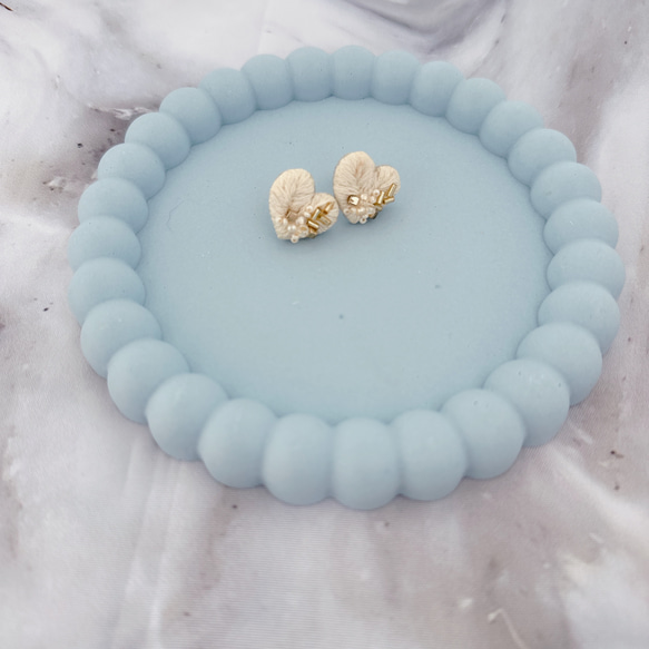 韓国インテリア・アクセサリートレイ・ぽこぽこ小/アクセサリー・インテリア雑貨・コースター・撮影小物・イベント什器 1枚目の画像