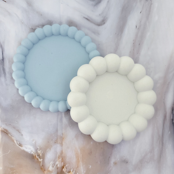 韓国インテリア・アクセサリートレイ・ぽこぽこ小/アクセサリー・インテリア雑貨・コースター・撮影小物・イベント什器 4枚目の画像