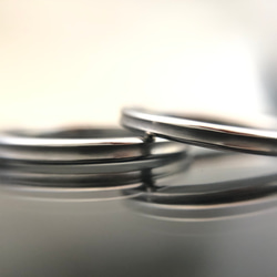 【結婚指輪SOLIS】 CRONOS クロノス　2本セット価格　PT950-PT900鍛造指輪 3枚目の画像
