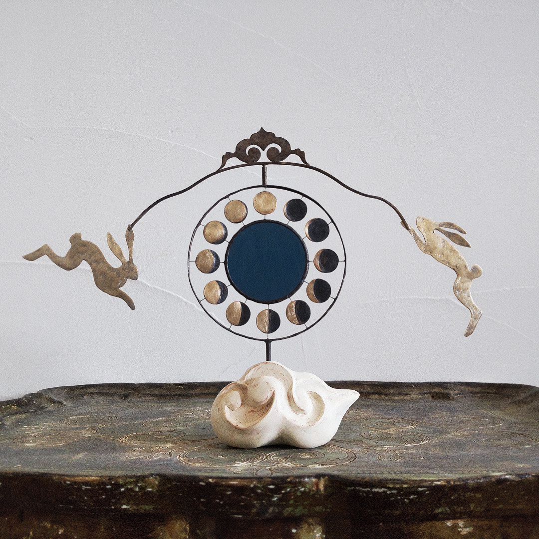 「満月までに」モビール オブジェ【受注制作】