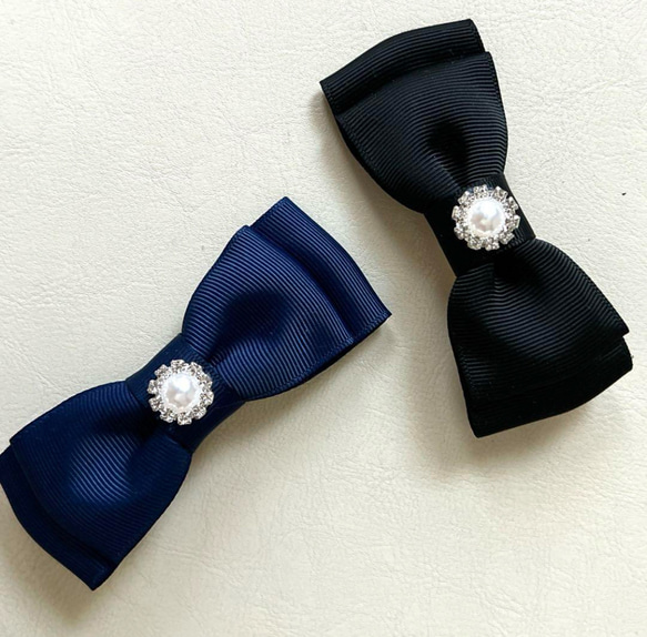 お揃いリボンⅢ ❁394〜395 お揃いリボンⅢ ❁394〜395 ネイビー紺色or