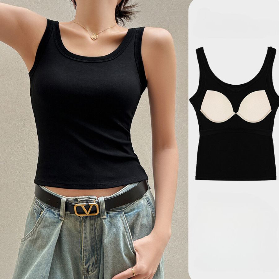 CITRINE Chakra カップ付き ブラトップ インナー トップス T