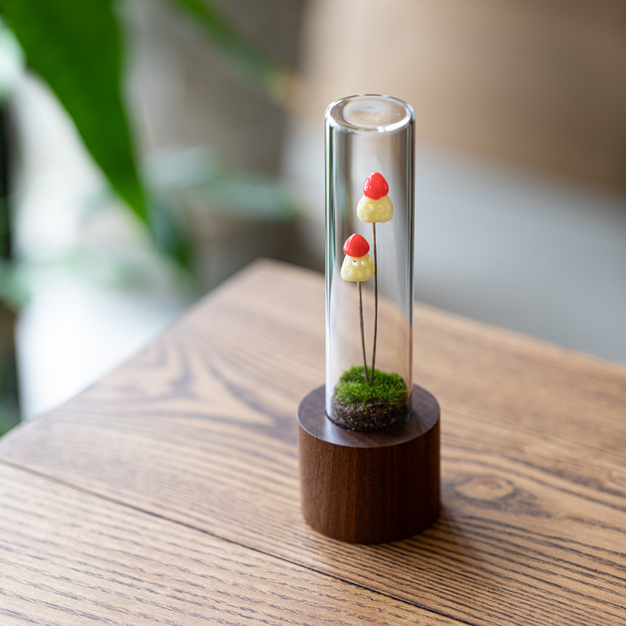 きのこの照明　アカチョボ（ツヤ2本）