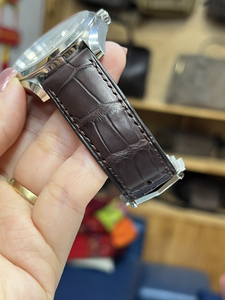レザーストラップ　OMEGA オメガ レザーストラップ