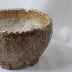 アースカラー陶製植木鉢(SS) 7枚目の画像