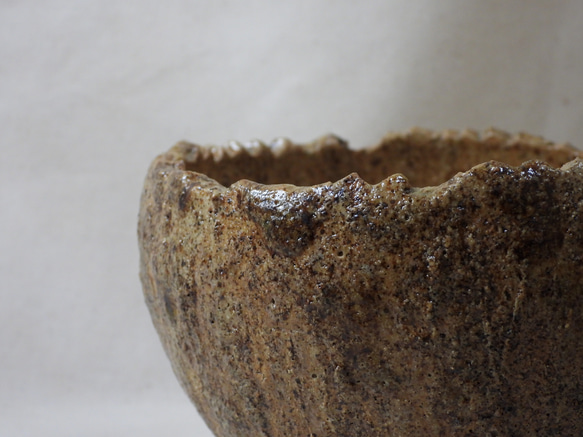 アースカラー陶製植木鉢(SS) 8枚目の画像