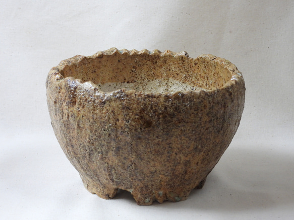 アースカラー陶製植木鉢(SS) 1枚目の画像