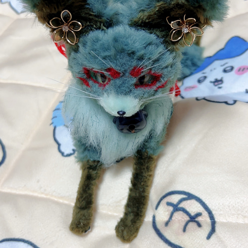 和狐 ミントくん アートドール 幻獣 ぬいぐるみ ケモノの子 通販 和狐 ミントくん アートドール 幻獣 ぬいぐるみ ケモノの子 通販