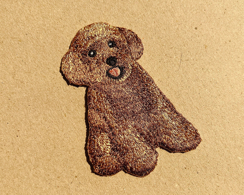 みみさま【DENIM ROSE】小型犬用プードルワッペンパーカー＋お揃い