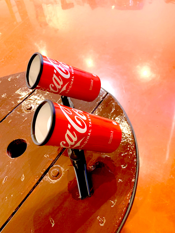 Crafb(クラフビー）｜コカコーラ缶 スポットライト1個（配線レール用）＋LEDスポットライト+LED電球（広角レフ） 6枚目の画像