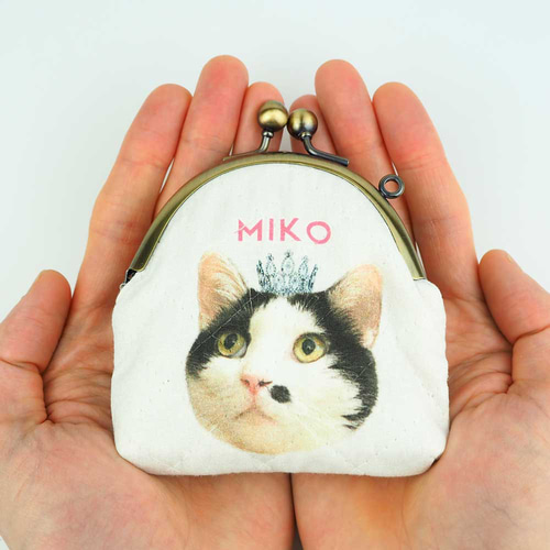 世界にひとつ うちの子 オーダーメイド 親ばか がま口 小物入れ 小銭  