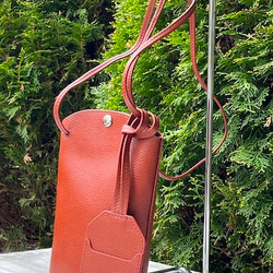<NEW>小ぶりですが、携帯、長財布が入る実用的なショルダーバッグです。REDBROWN 5枚目の画像