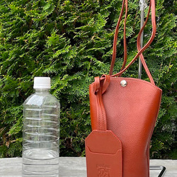 <NEW>小ぶりですが、携帯、長財布が入る実用的なショルダーバッグです。REDBROWN 7枚目の画像