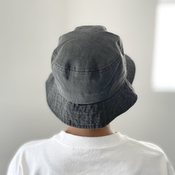 「2024新品」【男女皆宜】染色漁夫帽【灰色】 第1張的照片