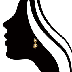威尼斯穆拉諾琉璃珠耳環  #GE0157 第2張的照片