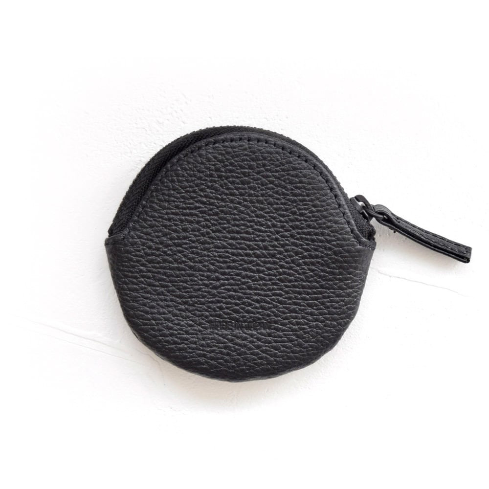 【送料無料】NO SIGN ノーサイン Coin caseコインケース ラウンド型 本革 エンボスレザー