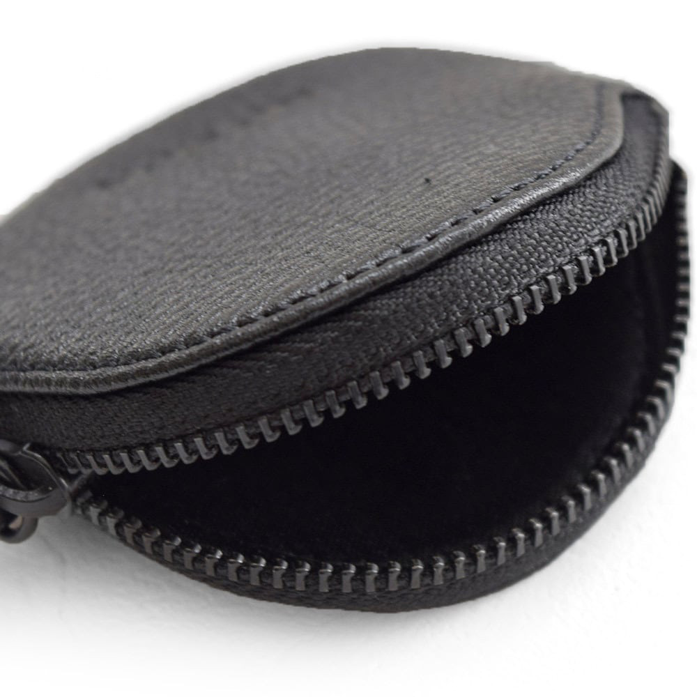 【送料無料】NO SIGN ノーサイン Coin caseコインケース ラウンド型 本革 エンボスレザー
