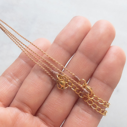 マラカイト クリソコラ の マクラメ ネックレス ネックレス