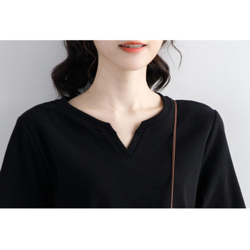 Tシャツ 2枚セット レディース プルオーバー 半袖 トップス Vネック