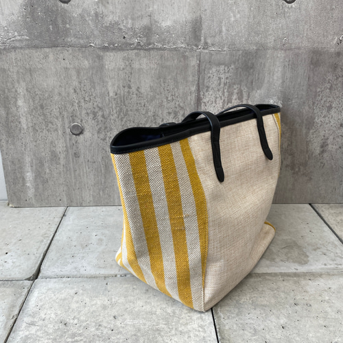 A4対応 】サイドストライプトートバッグ/カジュアル 通勤 通学 トート